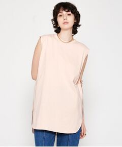 cloenc / クロエンス カットソー | 【マシンウォッシュ】ノースリーブロングTシャツ