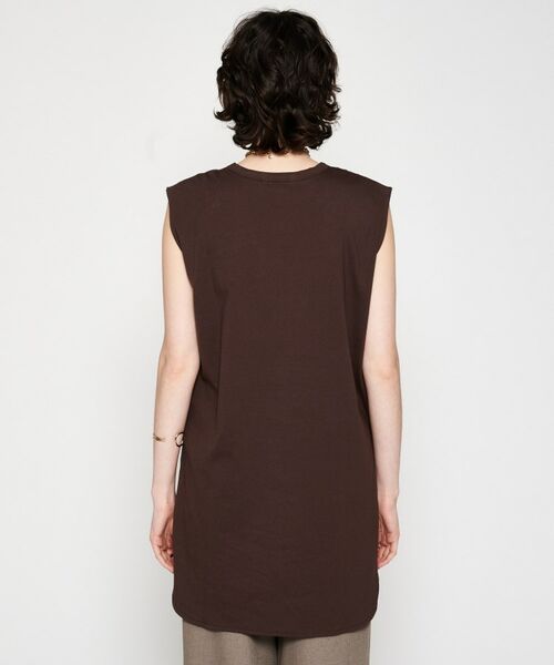 cloenc / クロエンス カットソー | 【マシンウォッシュ】ノースリーブロングTシャツ | 詳細12