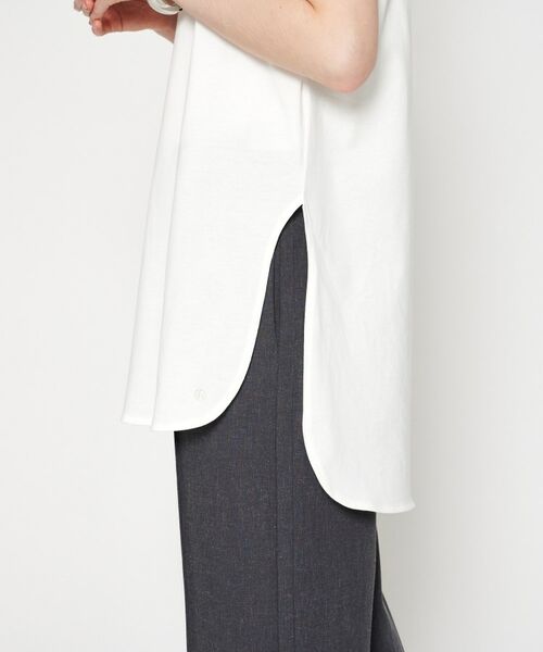 cloenc / クロエンス カットソー | 【マシンウォッシュ】ノースリーブロングTシャツ | 詳細4