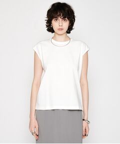 cloenc / クロエンス カットソー | 【マシンウォッシュ】ノースリーブフォルムTシャツ