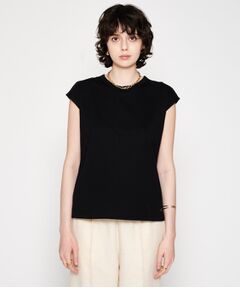 cloenc / クロエンス カットソー | 【マシンウォッシュ】ノースリーブフォルムTシャツ