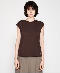 cloenc / クロエンス カットソー | 【マシンウォッシュ】ノースリーブフォルムTシャツ