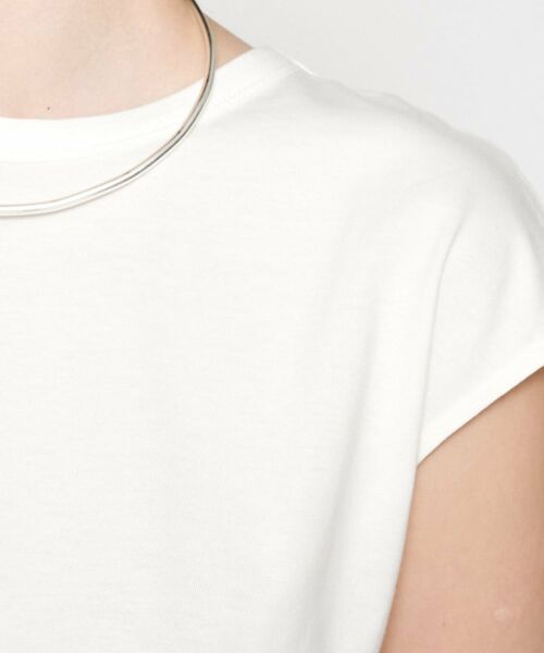 cloenc / クロエンス カットソー | 【マシンウォッシュ】ノースリーブフォルムTシャツ | 詳細4