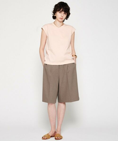 cloenc / クロエンス カットソー | 【マシンウォッシュ】ノースリーブフォルムTシャツ | 詳細5