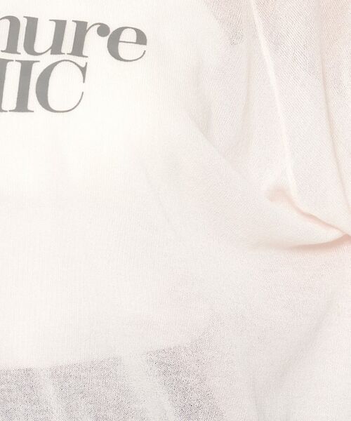 cloenc / クロエンス ニット・セーター | 【手洗い可】シアーロゴニットプルオーバー | 詳細10