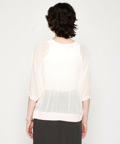 cloenc / クロエンス ニット・セーター | 【手洗い可】シアーロゴニットプルオーバー | 詳細9