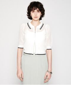 cloenc / クロエンス カーディガン・ボレロ | 【手洗い可】ポロカラージップカーディガン