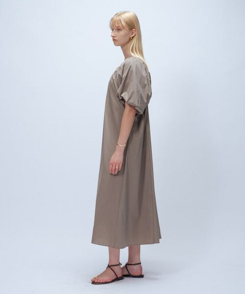 cloenc / クロエンス ロング・マキシ丈ワンピース | 【手洗い可】ギャザーVネックワンピース | 詳細4