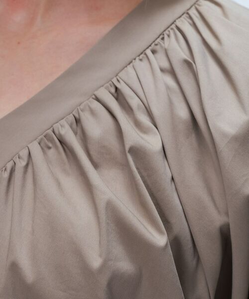 cloenc / クロエンス ロング・マキシ丈ワンピース | 【手洗い可】ギャザーVネックワンピース | 詳細5