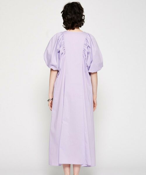 cloenc / クロエンス ロング・マキシ丈ワンピース | 【手洗い可】ギャザーVネックワンピース | 詳細7