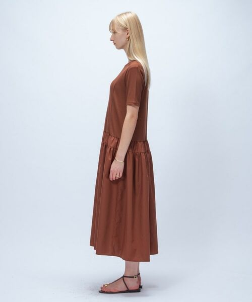 cloenc / クロエンス ロング・マキシ丈ワンピース | 【手洗い可】ドッキングフレアワンピース | 詳細4