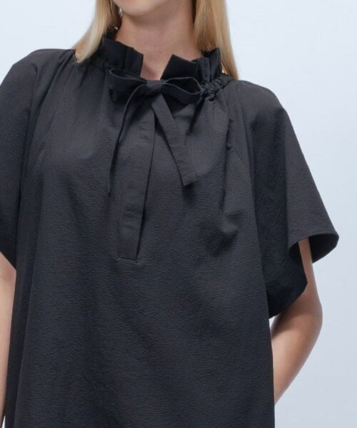 cloenc / クロエンス ロング・マキシ丈ワンピース | 【手洗い可】フリルリボンワンピース | 詳細11