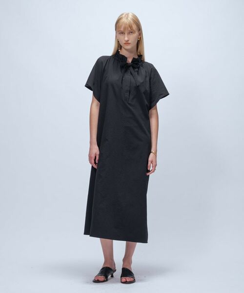 cloenc / クロエンス ロング・マキシ丈ワンピース | 【手洗い可】フリルリボンワンピース | 詳細6