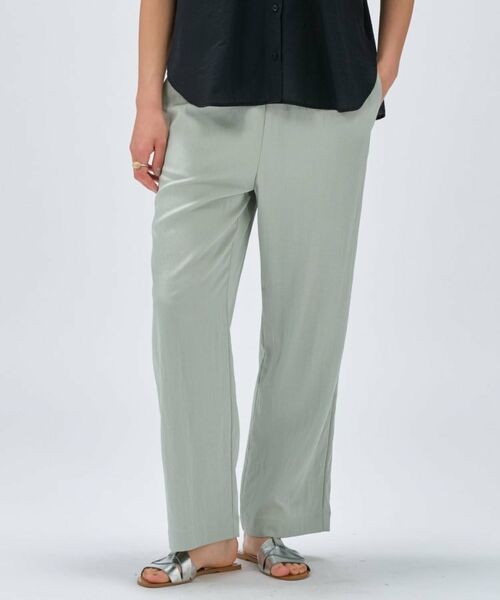 cloenc / クロエンス パンツ | 【セットアップ／マシンウォッシュ】レーヨンツイルイージーパンツ | 詳細13