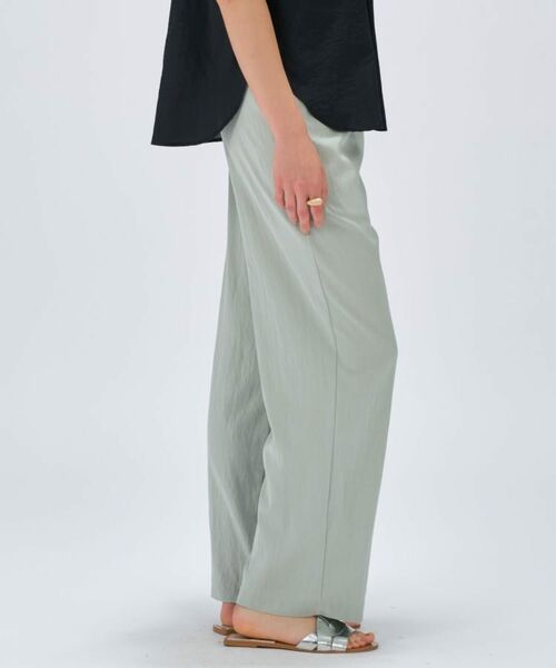 cloenc / クロエンス パンツ | 【セットアップ／マシンウォッシュ】レーヨンツイルイージーパンツ | 詳細14