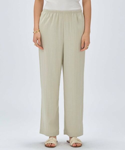 cloenc / クロエンス パンツ | 【セットアップ／マシンウォッシュ】レーヨンツイルイージーパンツ | 詳細5