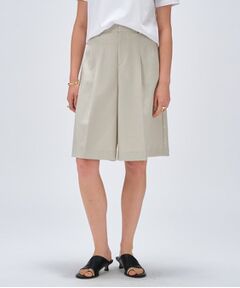 cloenc / クロエンス ショート・ハーフ・半端丈パンツ | 【セットアップ／手洗い可】リネンブレンドハーフパンツ