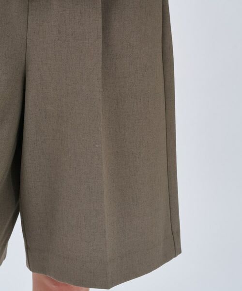 cloenc / クロエンス ショート・ハーフ・半端丈パンツ | 【セットアップ／手洗い可】リネンブレンドハーフパンツ | 詳細17