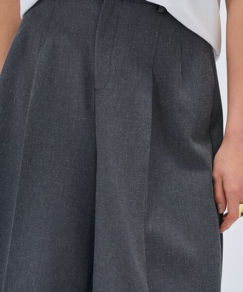 cloenc / クロエンス ショート・ハーフ・半端丈パンツ | 【セットアップ／手洗い可】リネンブレンドハーフパンツ | 詳細22