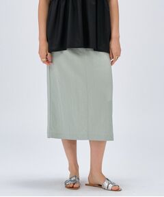 cloenc / クロエンス ロング・マキシ丈スカート | 【セットアップ／マシンウォッシュ】レーヨンツイルIラインスカート