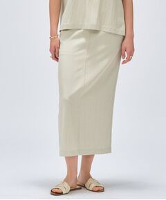 cloenc / クロエンス ロング・マキシ丈スカート | 【セットアップ／マシンウォッシュ】レーヨンツイルIラインスカート