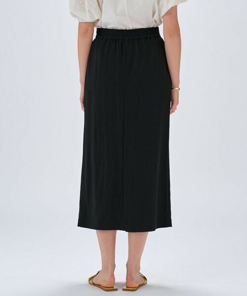 cloenc / クロエンス ロング・マキシ丈スカート | 【セットアップ/マシンウォッシュ】レーヨンツイルIラインスカート | 詳細23