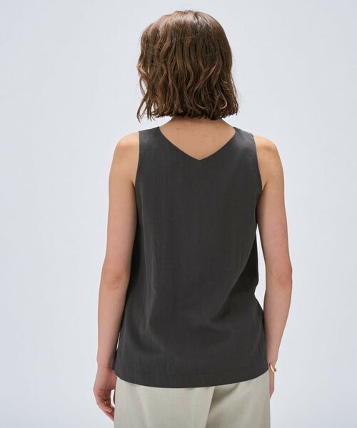 cloenc / クロエンス シャツ・ブラウス | 【接触冷感／セットアップ／マシンウォッシュ】レーヨンツイルノースリブラウス | 詳細15