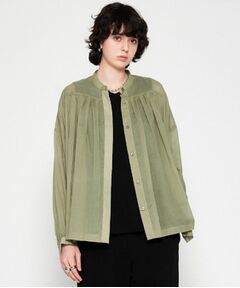 cloenc / クロエンス シャツ・ブラウス | 【手洗い可】コットンシフォンギャザーブラウス