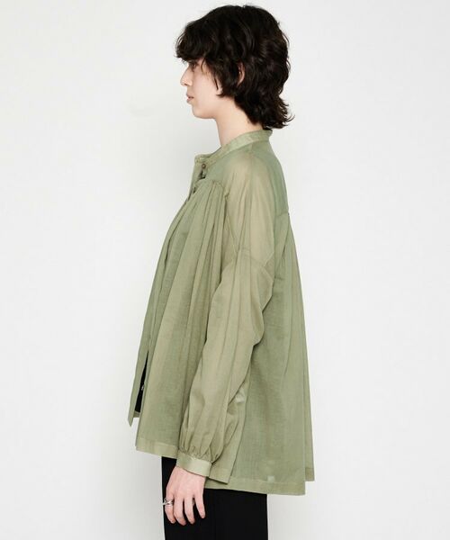 cloenc / クロエンス シャツ・ブラウス | 【手洗い可】コットンシフォンギャザーブラウス | 詳細16