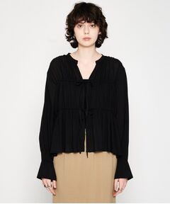 cloenc / クロエンス シャツ・ブラウス | 【手洗い可】リボンギャザーブラウス