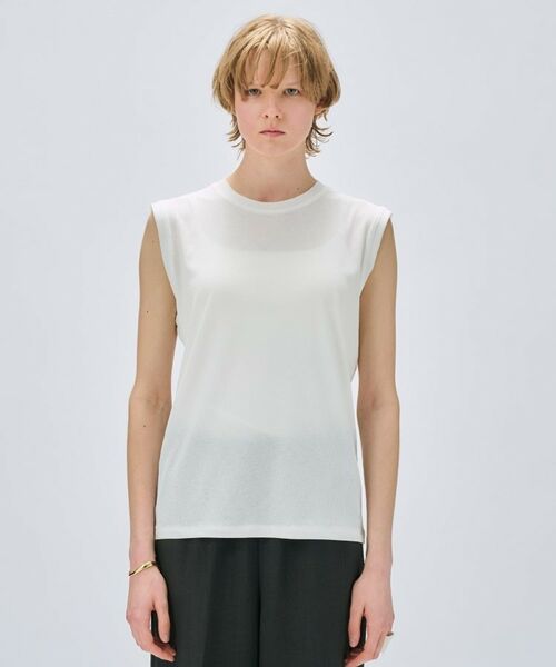 cloenc / クロエンス カットソー | 【マシンウォッシュ】リブテレコタンクトップ | 詳細1