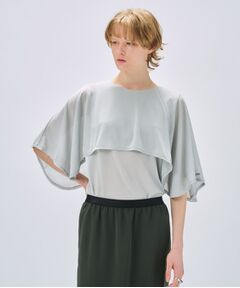 cloenc / クロエンス カットソー | 【マシンウォッシュ】ラメケーププルオーバー