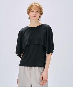 cloenc / クロエンス カットソー | 【マシンウォッシュ】ラメケーププルオーバー