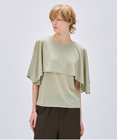 cloenc / クロエンス カットソー | 【マシンウォッシュ】ラメケーププルオーバー