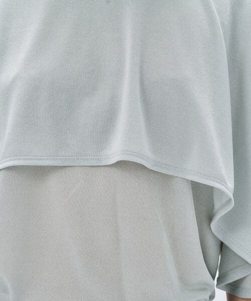 cloenc / クロエンス カットソー | 【マシンウォッシュ】ラメケーププルオーバー | 詳細10