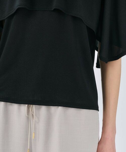 cloenc / クロエンス カットソー | 【マシンウォッシュ】ラメケーププルオーバー | 詳細15