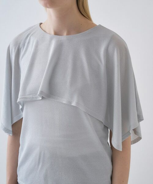 cloenc / クロエンス カットソー | 【マシンウォッシュ】ラメケーププルオーバー | 詳細21