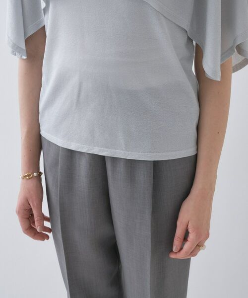 cloenc / クロエンス カットソー | 【マシンウォッシュ】ラメケーププルオーバー | 詳細22