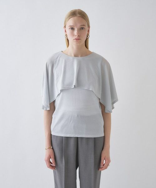 cloenc / クロエンス カットソー | 【マシンウォッシュ】ラメケーププルオーバー | 詳細27