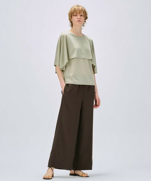 cloenc / クロエンス カットソー | 【マシンウォッシュ】ラメケーププルオーバー | 詳細4