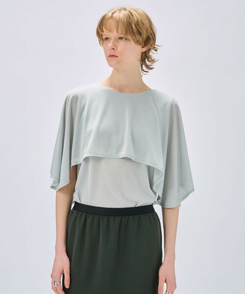 cloenc / クロエンス カットソー | 【マシンウォッシュ】ラメケーププルオーバー | 詳細6