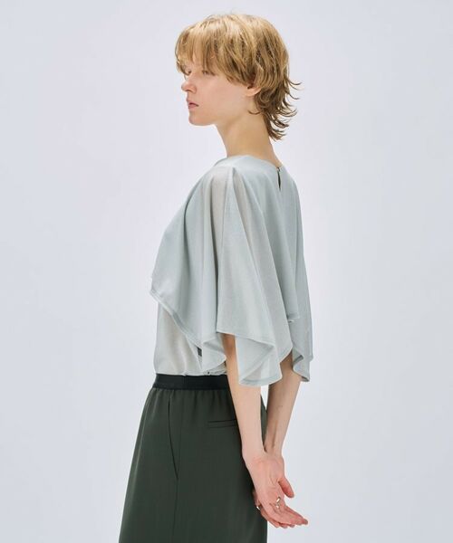 cloenc / クロエンス カットソー | 【マシンウォッシュ】ラメケーププルオーバー | 詳細7