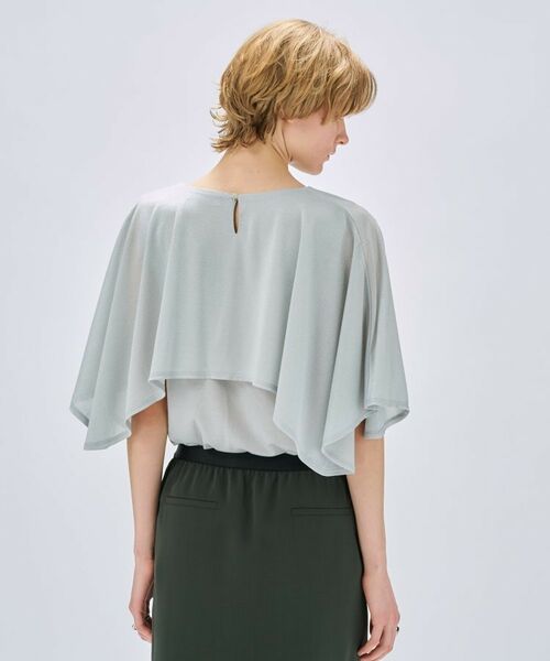 cloenc / クロエンス カットソー | 【マシンウォッシュ】ラメケーププルオーバー | 詳細8