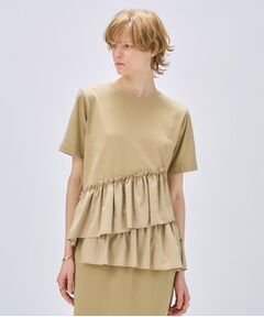 cloenc / クロエンス カットソー | 【マシンウォッシュ】イレヘムフリルプルオーバー