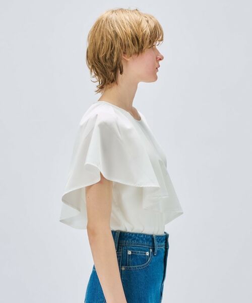 cloenc / クロエンス カットソー | 【マシンウォッシュ】ラッフルプルオーバー | 詳細2