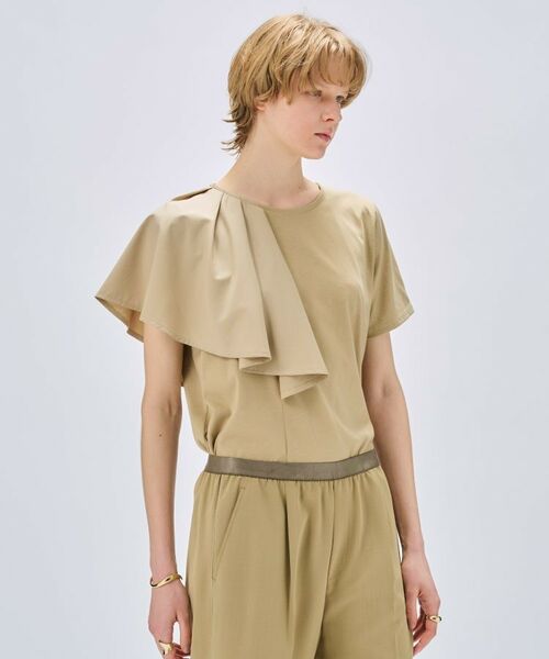 cloenc / クロエンス カットソー | 【マシンウォッシュ】ラッフルプルオーバー | 詳細8