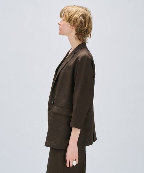 cloenc / クロエンス テーラードジャケット | 【セットアップ／手洗い可】ドライタッチハーフスリーブジャケット | 詳細14