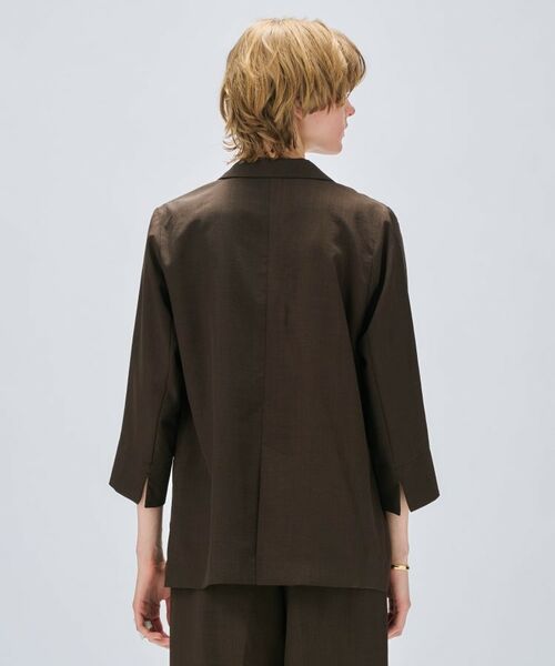 cloenc / クロエンス テーラードジャケット | 【セットアップ／手洗い可】ドライタッチハーフスリーブジャケット | 詳細15