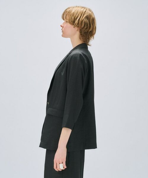 cloenc / クロエンス テーラードジャケット | 【セットアップ／手洗い可】ドライタッチハーフスリーブジャケット | 詳細19