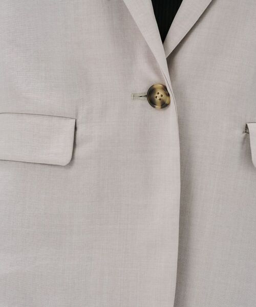 cloenc / クロエンス テーラードジャケット | 【セットアップ／手洗い可】ドライタッチハーフスリーブジャケット | 詳細7